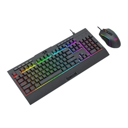 Combo Teclado y Mouse Redragon Cableado Anti-Ghosting Negro