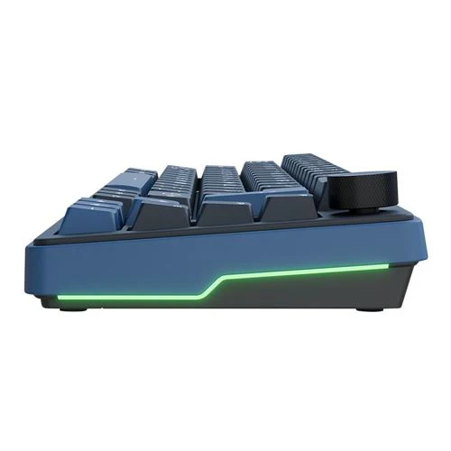 Teclado Gaming Mecánico Inalámbrico Ducky OK-M 65% Hot-Swappable RGB Negro-Azul