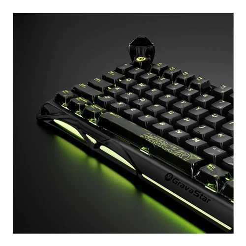 Teclado Gaming Mecánico Inalámbrico GravaStar Mercury K98 Pro 98% RGB Negro