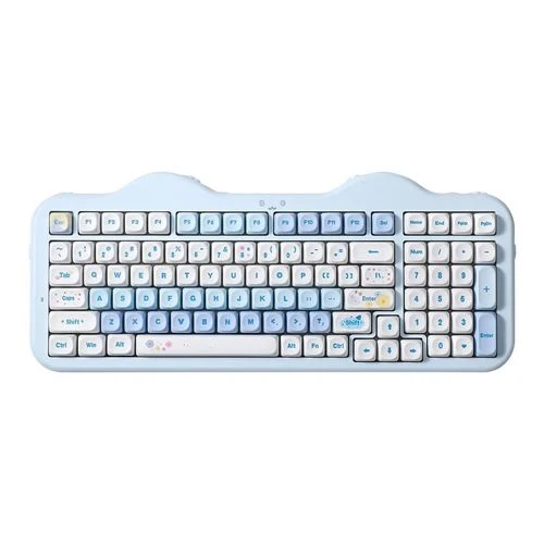 Teclado Yunzii C98 Cake Meow Azul Formato 96%