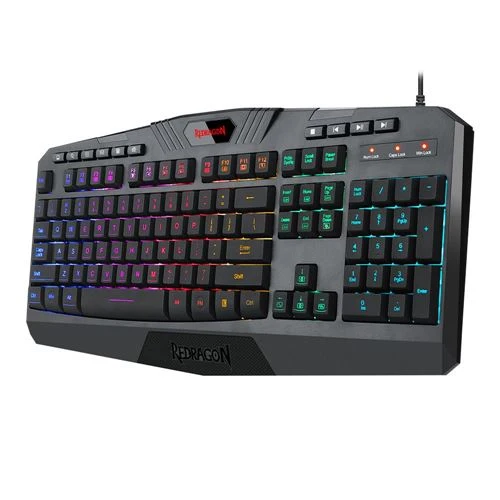 Combo Teclado y Mouse Gaming Redragon S101 Membrana Negro