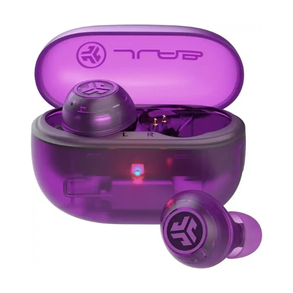 Audífonos JLab GO Pop ANC True Wireless Bluetooth con Cancelación Activa de Ruido - Morado Transparente