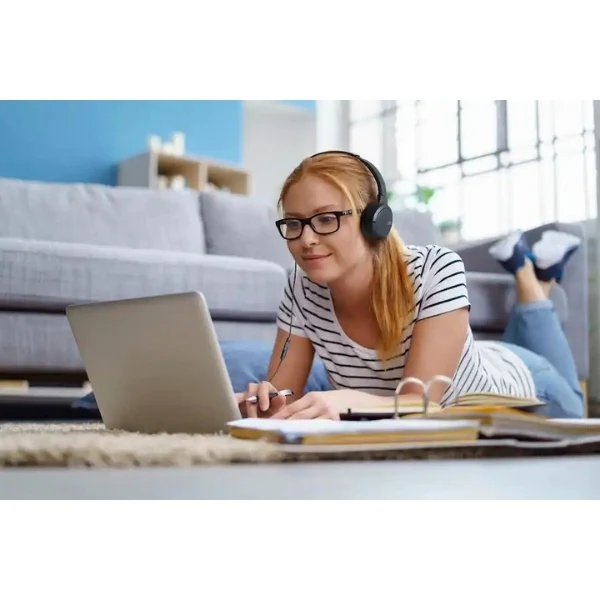 Audífonos JVC HA-S33UC On-Ear USB-C con Micrófono - Negro