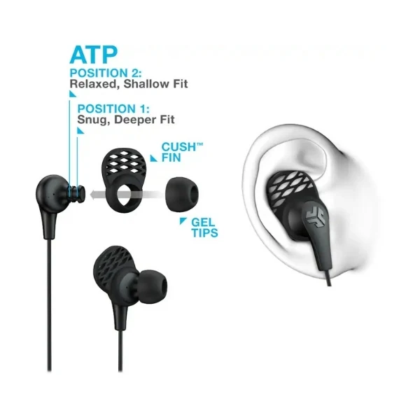 Audífonos JLab JBuds Pro Signature In-Ear con Micrófono y Jack 3,5 mm - Negro