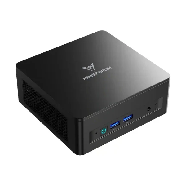 Mini PC Minisforum UM760 Slim AMD Ryzen 5 7640HS (5 GHz) - 16 GB DDR5 - 512 GB NVMe M.2 - AMD Radeon 760M - 120 W - Win 11 Pro - Black