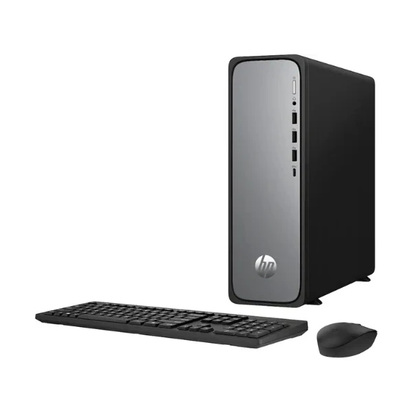 Computador HP OmniDesk Slim Intel Core i3 13100 (4.5 GHz) - 8 GB DDR5 - 256 GB NVMe M.2 - Intel UHD Graphics 730 - 180 W - Win 11 Home - Meteor Silver