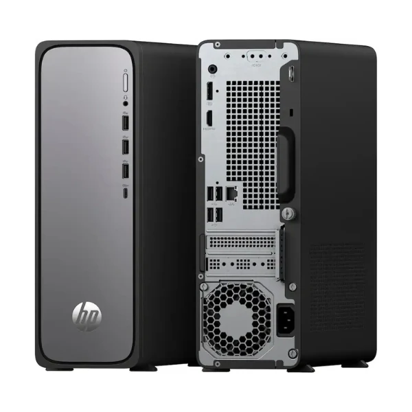 Computador HP OmniDesk Slim Intel Core i3 13100 (4.5 GHz) - 8 GB DDR5 - 256 GB NVMe M.2 - Intel UHD Graphics 730 - 180 W - Win 11 Home - Meteor Silver