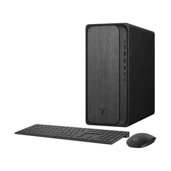 Computador HP OmniDesk AMD Ryzen 3 8300G (4.9 GHz) - 8 GB DDR5 - 256 GB NVMe M.2 - AMD Radeon 740M - 280 W - Win 11 Home - Gray Wood