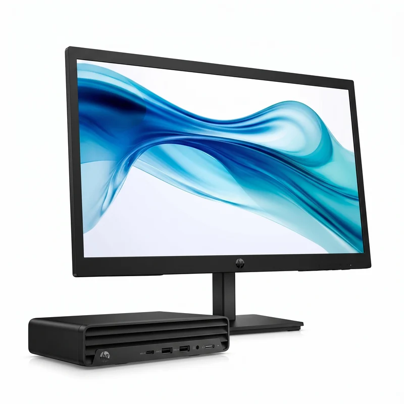 Combo Computador HP Pro Mini 260 G9 - Intel Core i5-1335U - 8 GB - 512 GB SSD + Monitor HP S3 Pro 322pe 21.5"