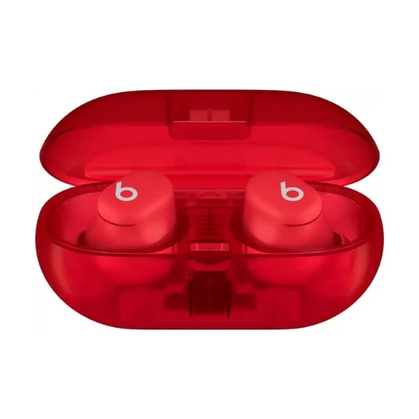 Audífonos Beats Solo Buds True Wireless Bluetooth - Rojo Transparente