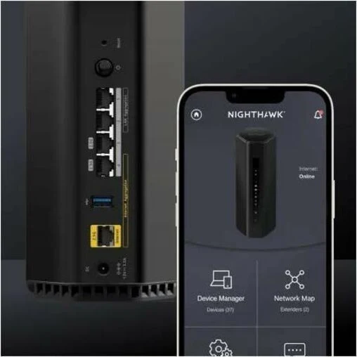 Router Netgear Nighthawk RS300 Wi-Fi 7 IEEE 802.11be Ethernet Wireless Router