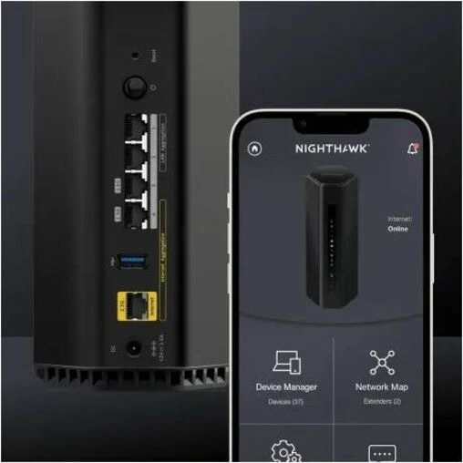 Router Netgear Nighthawk RS200 Wi-Fi 7 IEEE 802.11be Ethernet Wireless Router