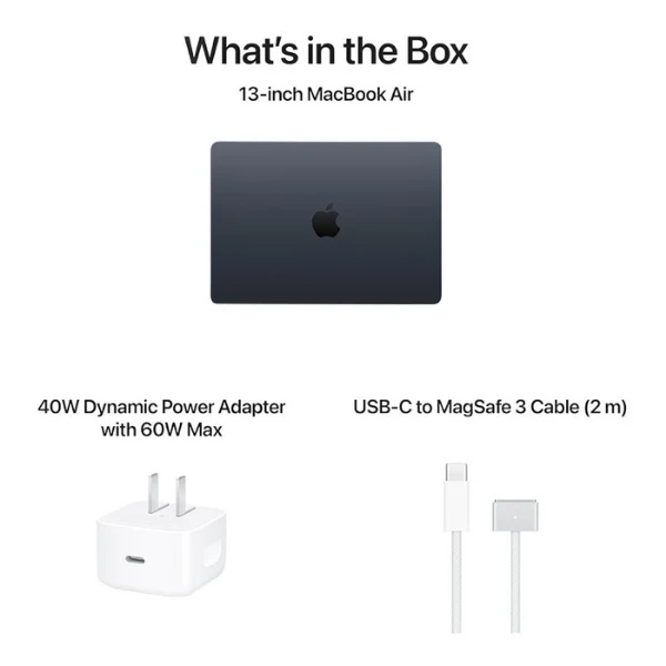 Laptop Apple MacBook Air 13 MDHE4LL/A - Apple M5 10-Core - 16GB Unified Memory - 512GB SSD - GPU 8-Core - Midnight