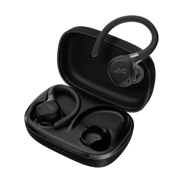 Audífonos JVC HA-EC75T True Wireless Bluetooth Deportivos con Cancelación Activa de Ruido - Negro