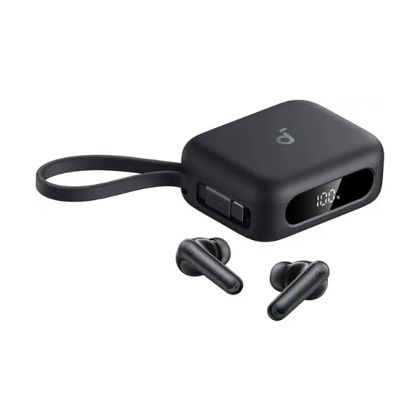 Audífonos Soundcore P41i True Wireless Bluetooth con Cancelación Adaptativa de Ruido y Cargador Portátil 3000mAh - Negro