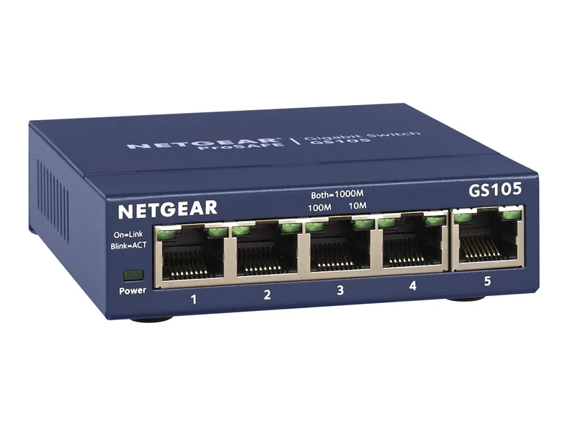 Switch de Red Netgear ProSafe GS105 Ethernet Switch