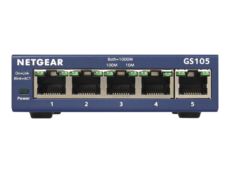 Switch de Red Netgear ProSafe GS105 Ethernet Switch