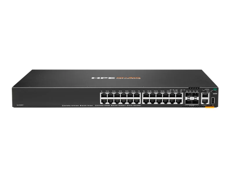 Switch de Red Aruba HPE Aruba Networking CX 6200F 24G 4SFP Switch