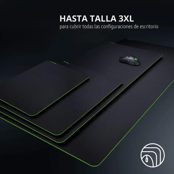 Mouse Pad Razer Gigantus V2 Mediano - Superficie Microtejida - Base Antideslizante - 360 x 275 mm - Negro Clásico