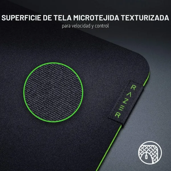 Mouse Pad Razer Gigantus V2 Mediano - Superficie Microtejida - Base Antideslizante - 360 x 275 mm - Negro Clásico
