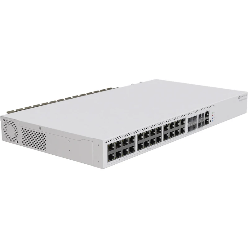 Switch de Red MikroTik CRS326-4C+20G+2Q+RM 24-Port 2.5G Managed Network Switch