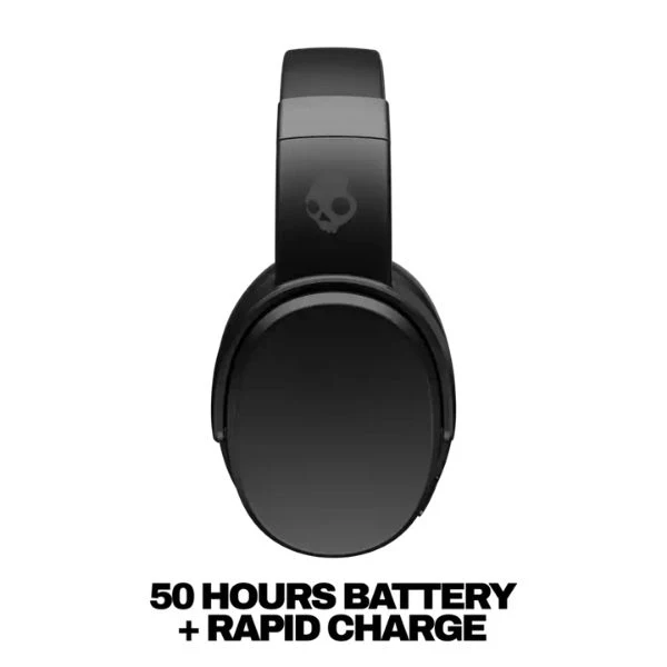 Audífonos Skullcandy Crusher 3.0 Inalámbricos Bluetooth Over-Ear con Graves Ajustables - Negro