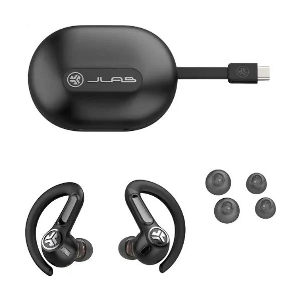 Audífonos JLab Epic Sport ANC 3 True Wireless Bluetooth con Cancelación Activa de Ruido y Hi-Res Audio - Negro