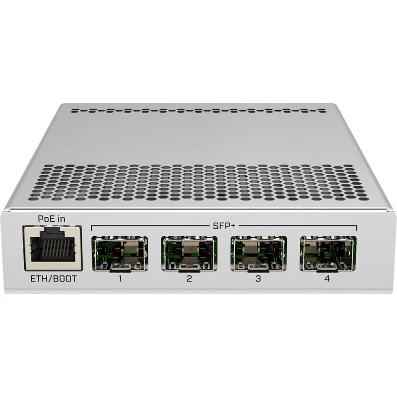Switch de Red MikroTik CRS305-1G-4S+IN 4-Port 10G SFP+ Managed Router Switch