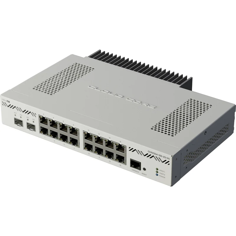 Router MikroTik CCR2004-16G-2S+PC 16-Port Wired Gigabit Managed Router