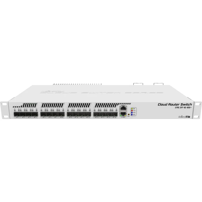 Switch de Red MikroTik CRS317-1G-16S+RM 16-Port 10G SFP+ Managed Network Switch