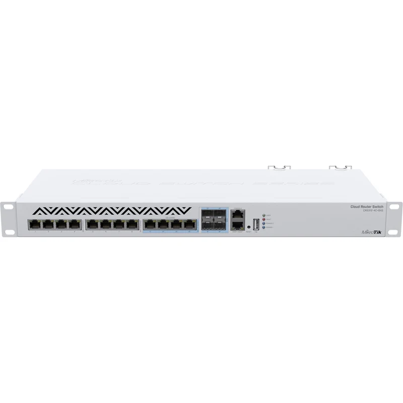 Switch de Red MikroTik CRS312-4C+8XG-RM 12-Port 10G Managed Network Switch