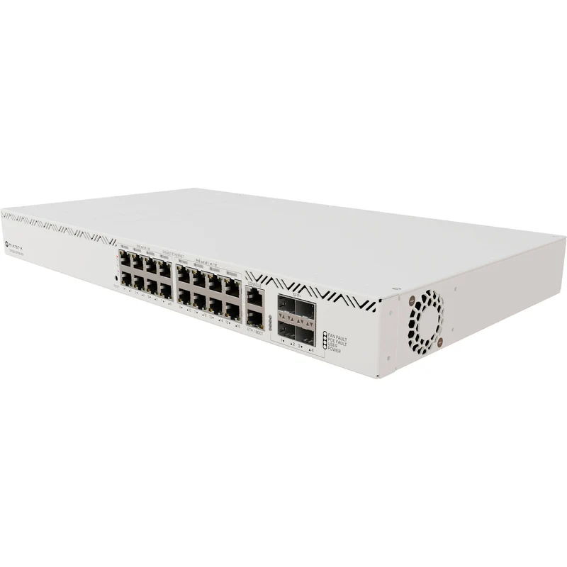 Switch de Red MikroTik CRS320-8P-8B-4S+RM 17-Port Gigabit PoE++ Compliant Managed Network Switch