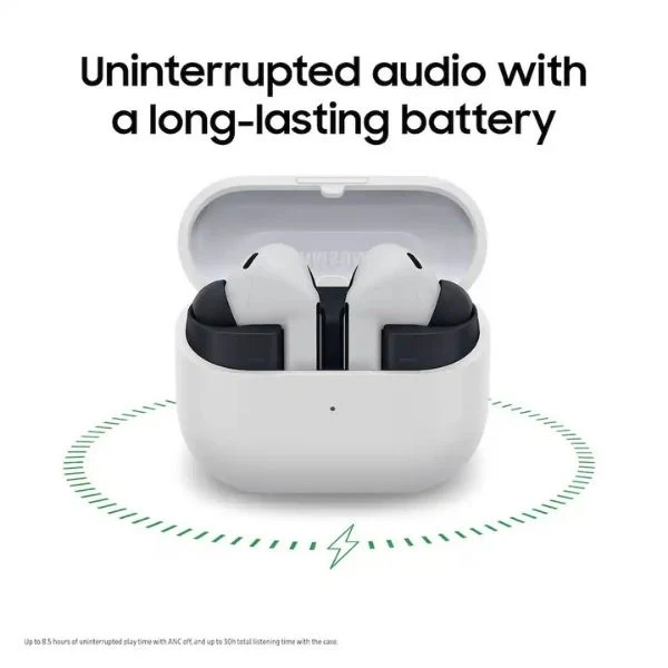 Audífonos Samsung Galaxy Buds3 FE True Wireless Bluetooth con Cancelación Activa de Ruido - Gris