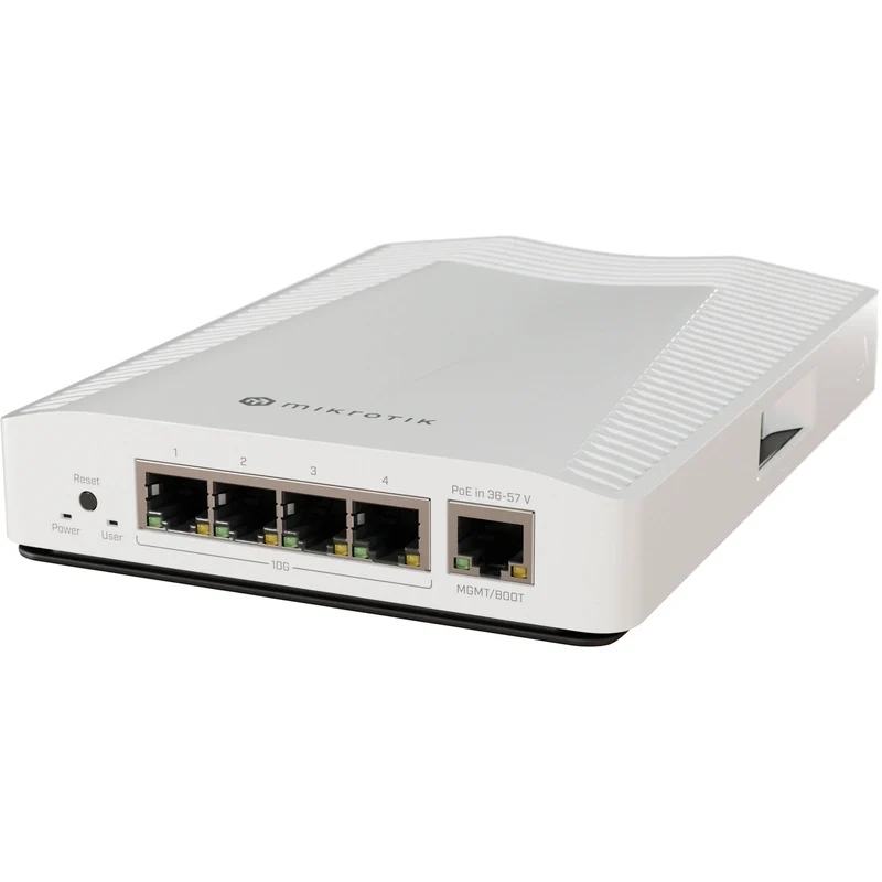 Switch de Red MikroTik CRS304-4XG-IN 4-Port 10G Managed Network Switch