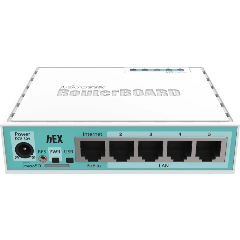 Router MikroTik hEX RB750Gr3 5-Port Gigabit Ethernet Router