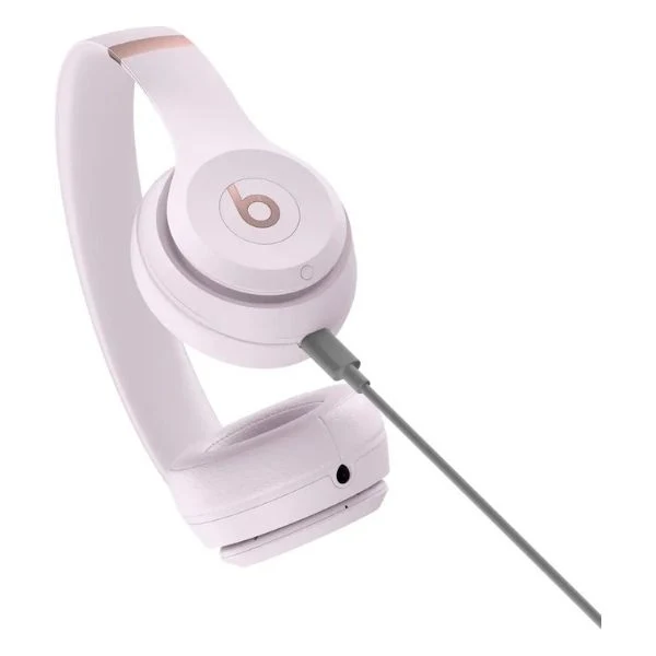 Audífonos Beats Solo 4 Inalámbricos Bluetooth On-Ear con Audio Espacial - Rosa Nube