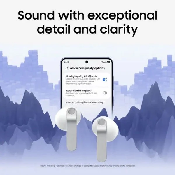 Audífonos Samsung Galaxy Buds4 True Wireless Bluetooth con Cancelación Activa de Ruido y Audio 360 - Negro