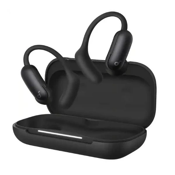 Audífonos Anker Soundcore AeroFit 2 Pro True Wireless Bluetooth Open-Ear con Cancelación Activa de Ruido - Negro
