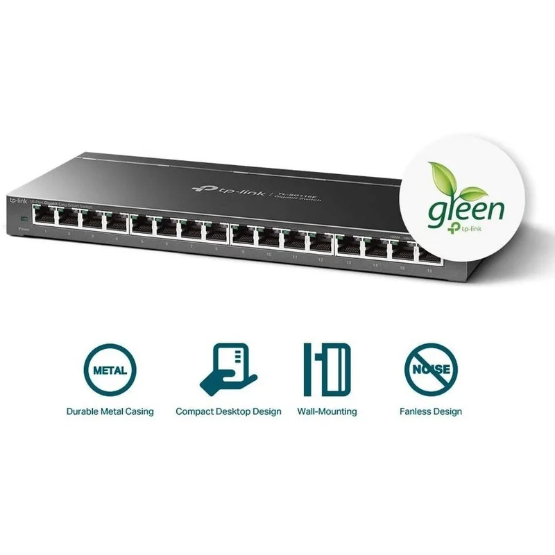 Switch de Red TP-Link TL-SG116E