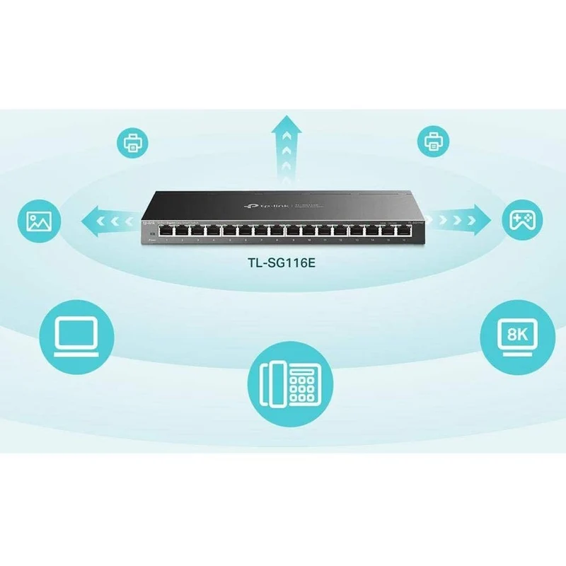 Switch de Red TP-Link TL-SG116E
