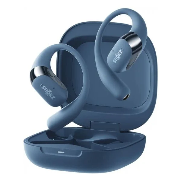 Audífonos Shokz OpenFit 2+ True Wireless Bluetooth Open-Ear con Dolby Audio - Azul Piedra