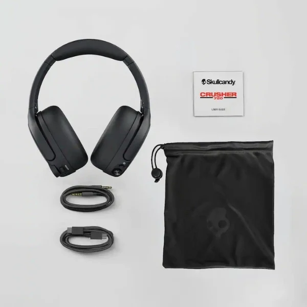 Audífonos Skullcandy Crusher 720 Inalámbricos Bluetooth con Audio Espacial THX - Negro