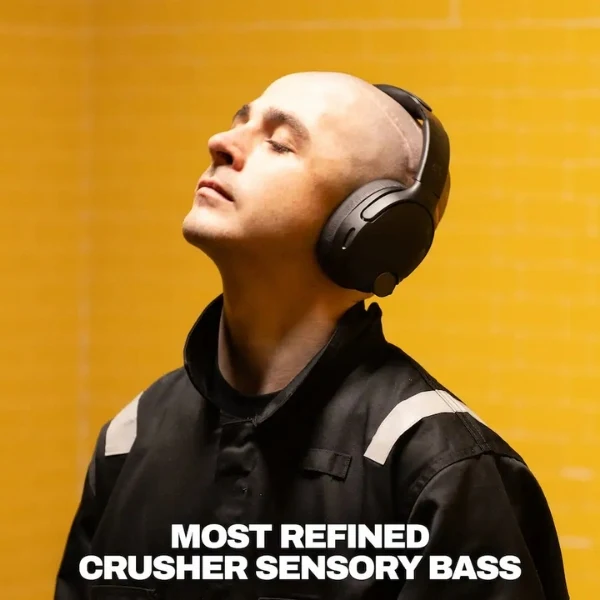Audífonos Skullcandy Crusher 1080 Inalámbricos Bluetooth con Cancelación de Ruido y Sound by Bose - Negro