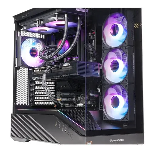 PC Computador PowerSpec G765 - Ryzen 7 9800X3D (4.7GHz) - NVIDIA GeForce RTX 5080 - 32GB RAM - 2 TB SSD NVMe