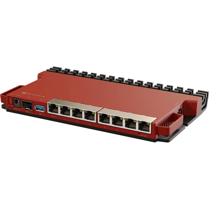 Router MikroTik L009UiGS-RM 8-Port Gigabit Passive PoE Compliant Managed Router