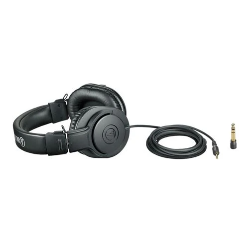 Audífonos Audio-Technica ATH-M20X Professional Monitor Wired Headphones Negro
