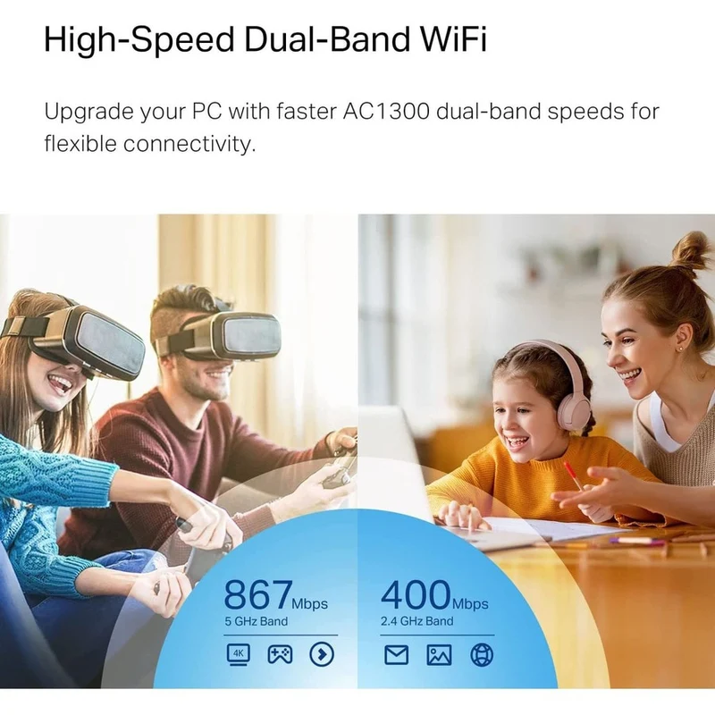 Adaptador WiFi Red TP-Link Archer T3U Nano