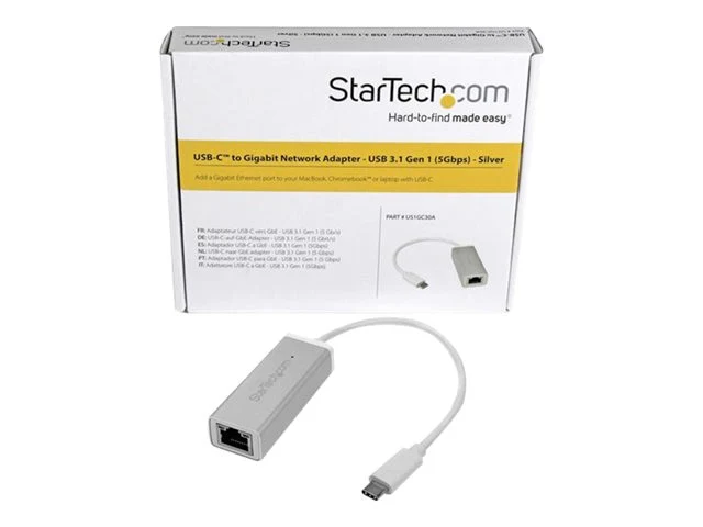 Adaptador WiFi Red StarTech.com StarTech USB C to Gigabit Ethernet Adapter, US1GC30A
