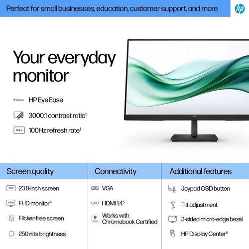 Monitor HP S3 Pro 324pv 23.8" - Full HD 1920x1080