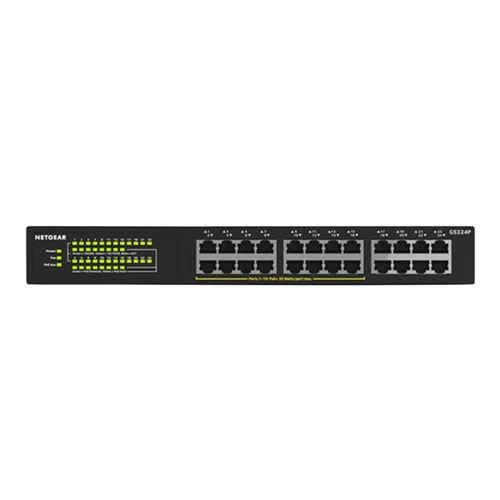 Switch PoE NETGEAR GS324P 24-Port Gigabit PoE+ Compliant Unmanaged